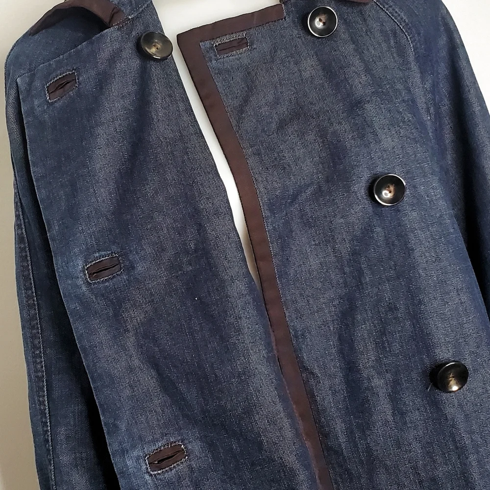 VTG 90s Pennyblack | Denim Trench Coat - Picture 5 of 8